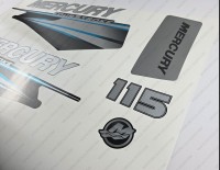Mercury 115HP Four Stroke 2013-2017 Outboard Decal Kit